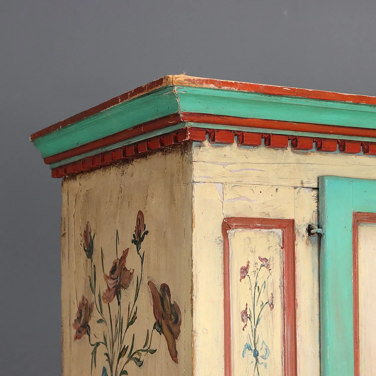 Credenza in abete laccata, '800 5