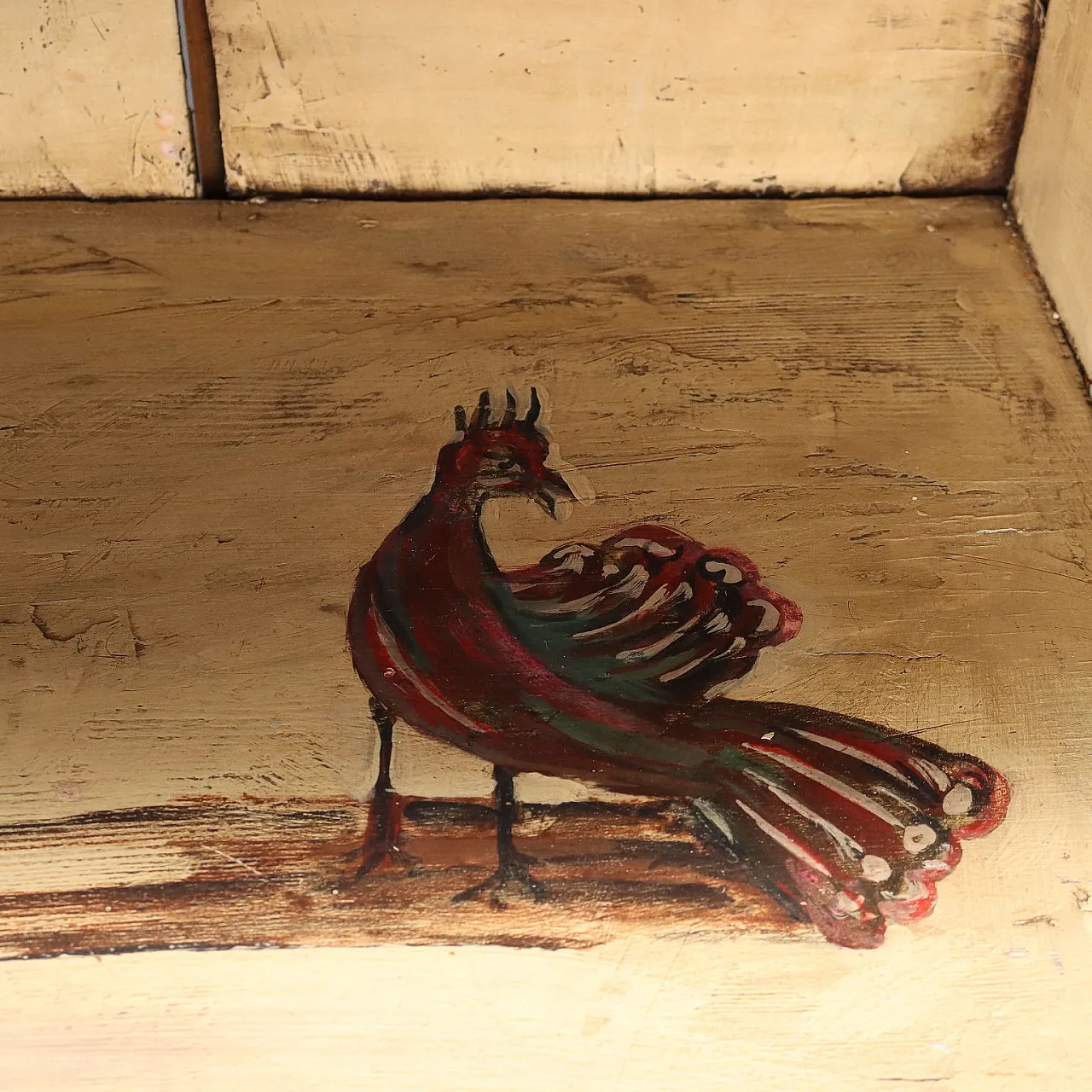 Credenza in abete laccata, '800 10