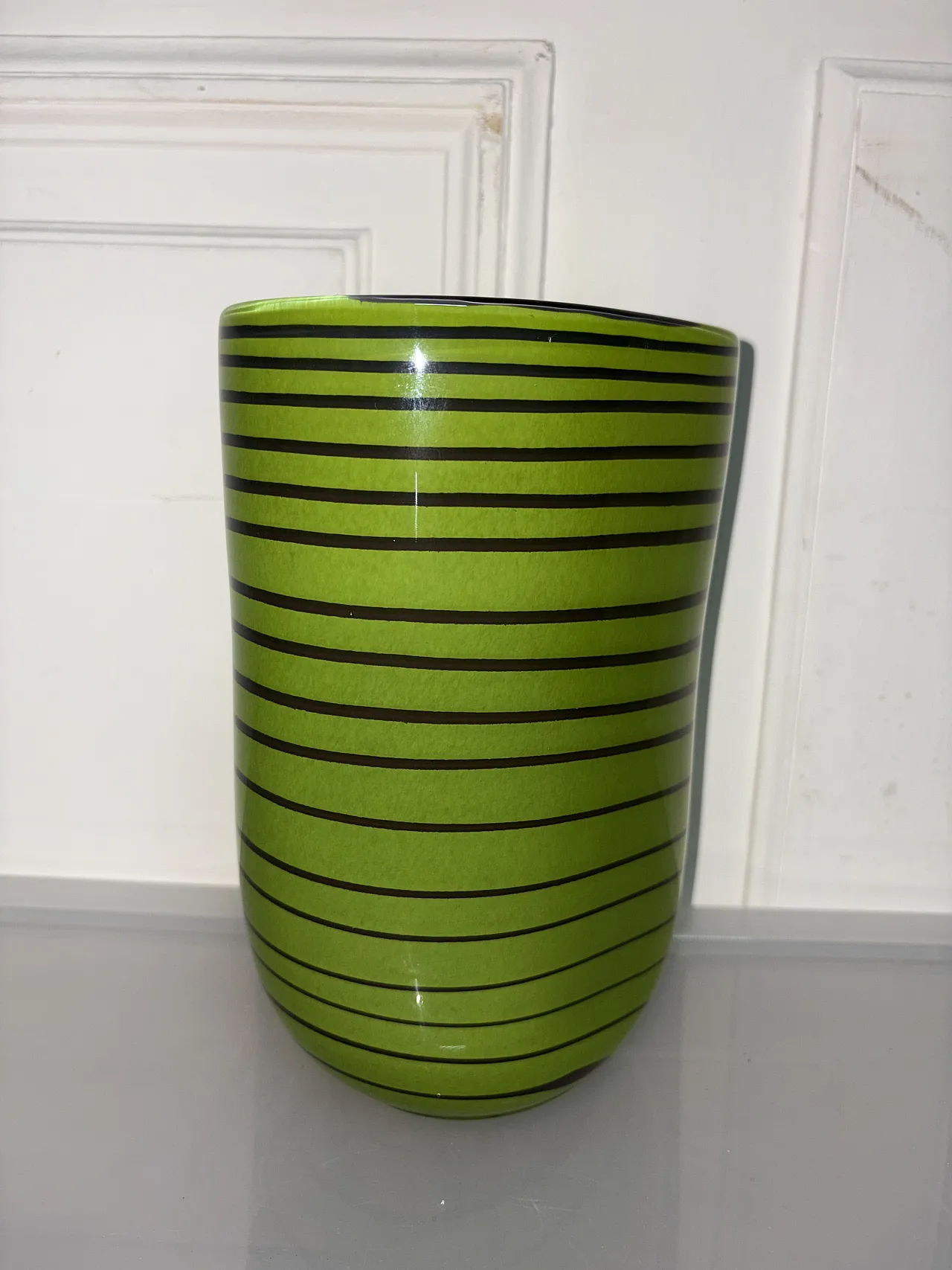 Vaso in vetro di Murano, anni '70 1
