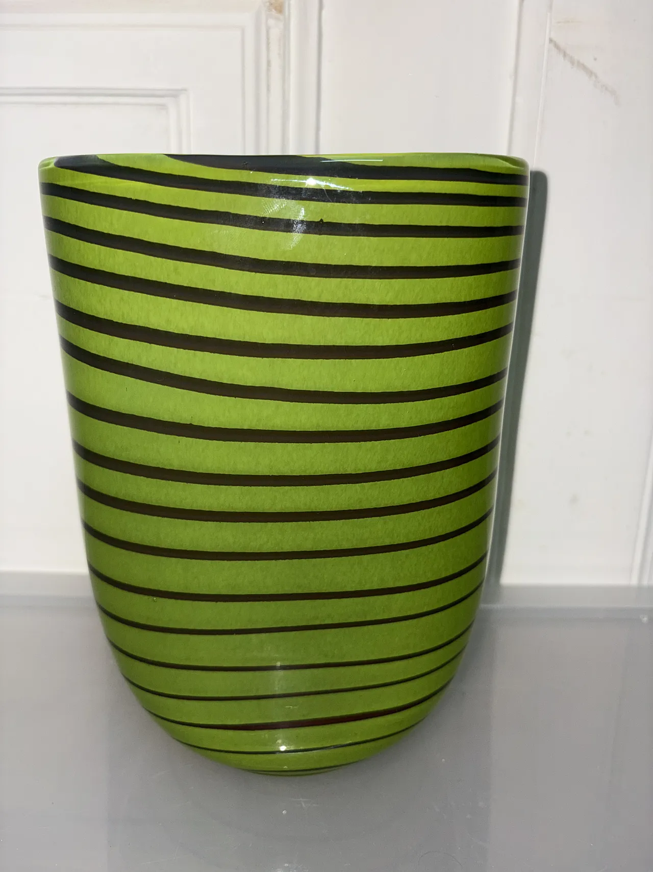 Vaso in vetro di Murano, anni '70 3