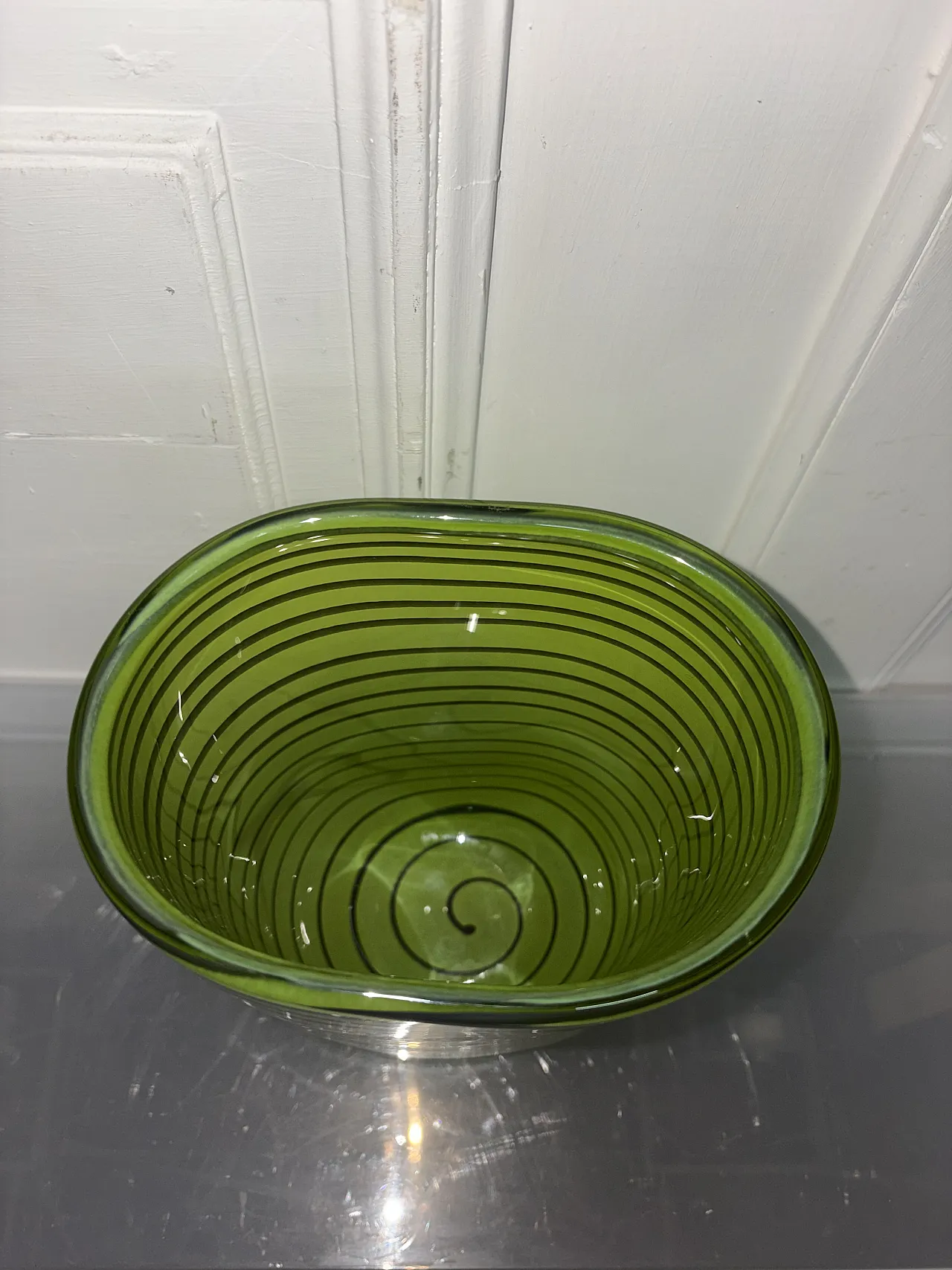 Vaso in vetro di Murano, anni '70 4