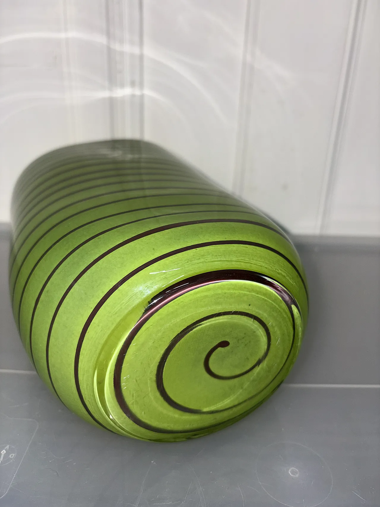 Vaso in vetro di Murano, anni '70 5