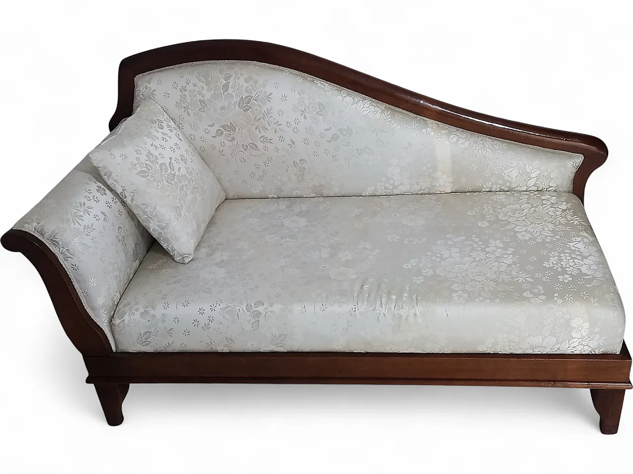 Dormeuse in legno massello in stile Impero, anni '60 4