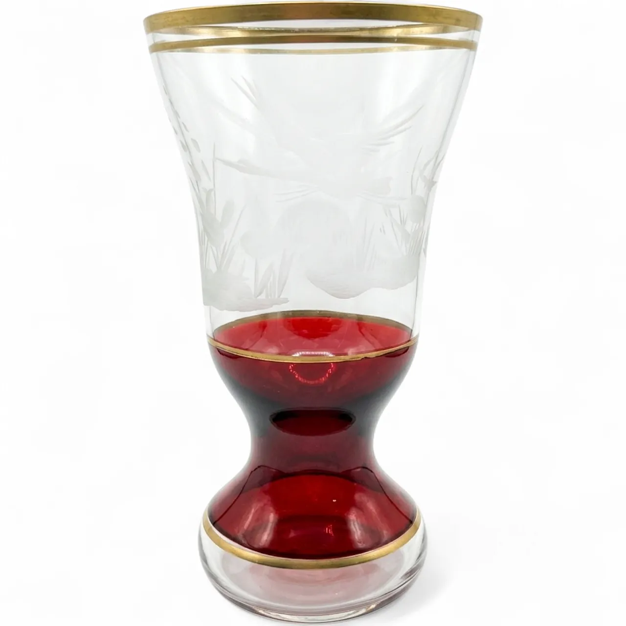 Vaso in cristallo, Boemia, prima metà '900 4