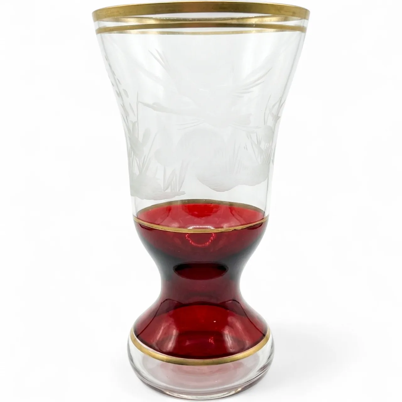 Vaso in cristallo, Boemia, prima metà '900 5