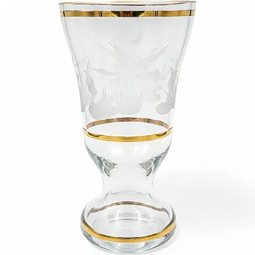 Vaso in cristallo, Boemia, della prima metà '900