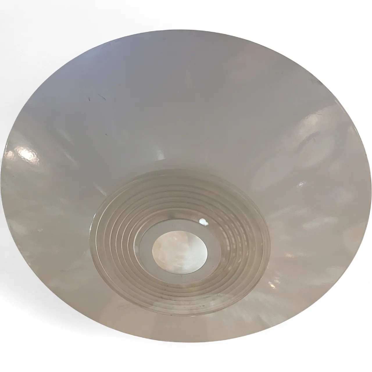 Lampada da soffitto Moni in metallo verniciato e vetro, anni '80 10