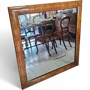 Specchiera in radica di tuia Veca, Italia, degli anni '60