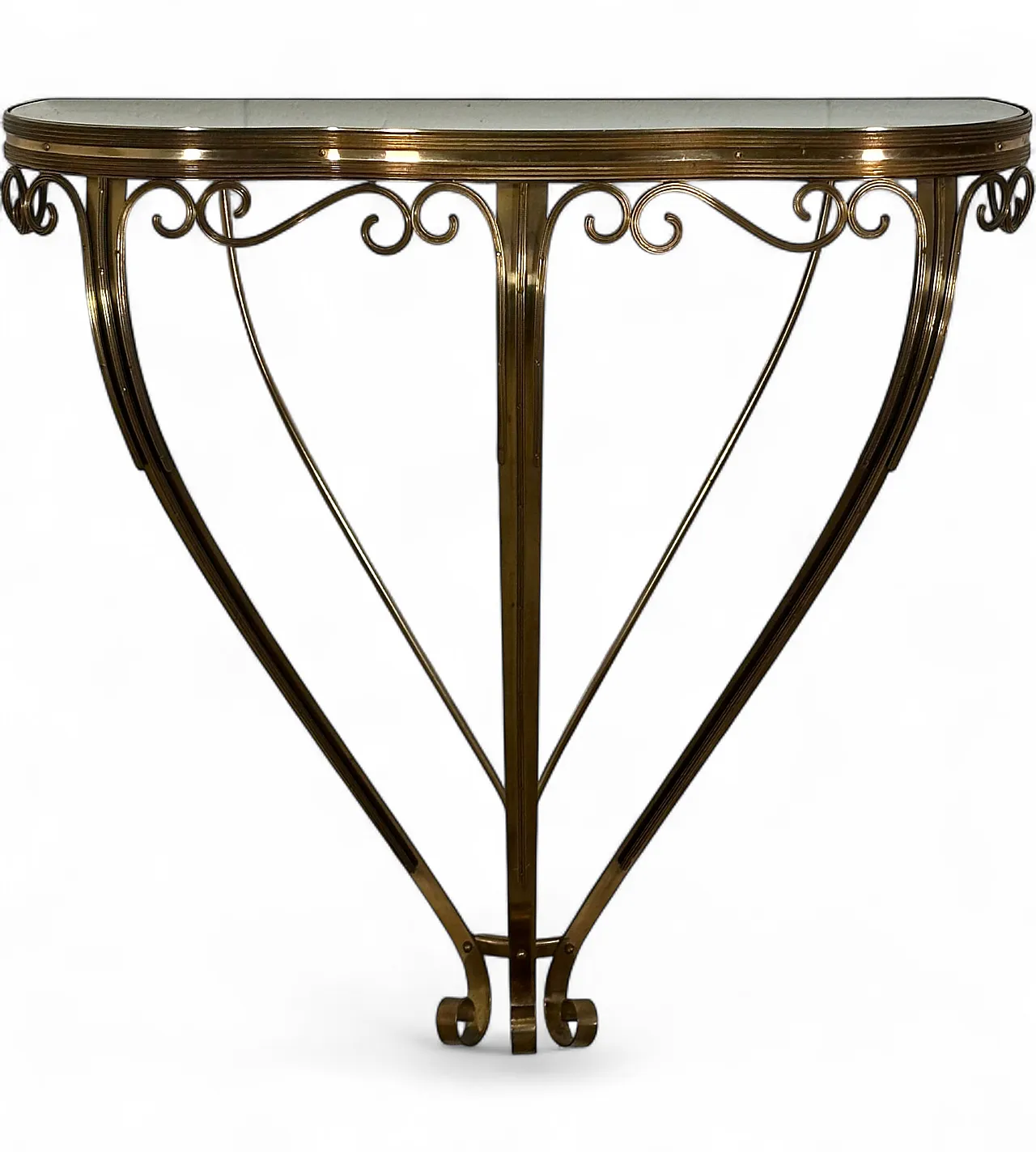 1960s brass console 13