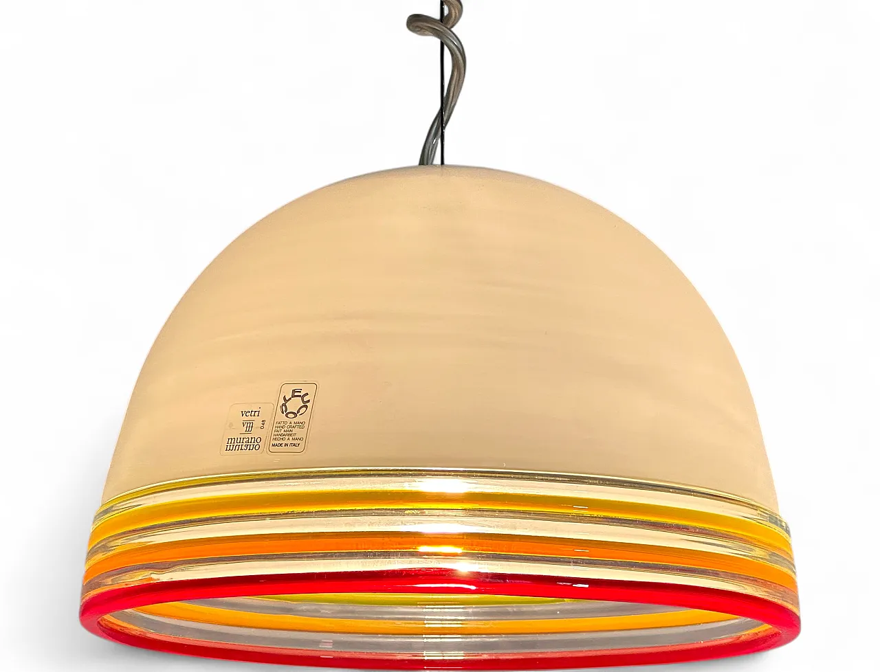 Febo model chandelier by R. Pamio and R. Toso for Leucos, 1970s 17