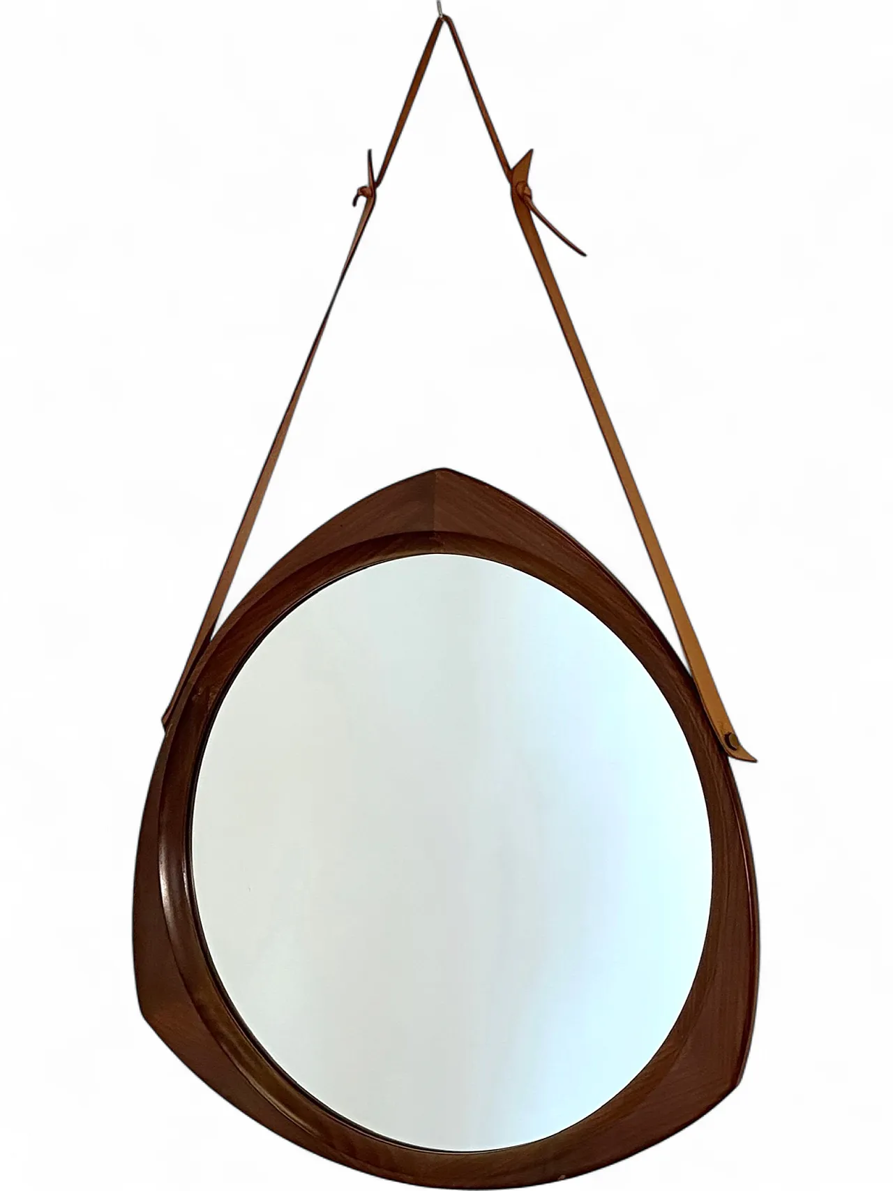 Specchio in teak nello stile di Campo & Graffi anni 70 14