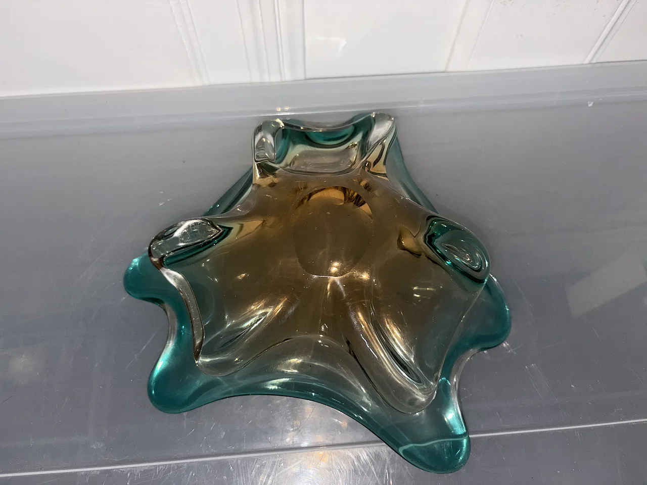 Murano glass pocket emptier, anni '70 7