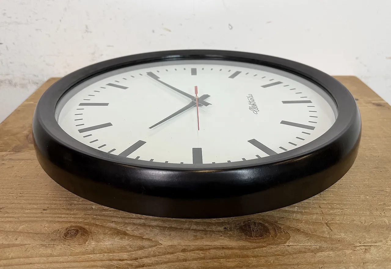 Industrial Bakelite Factory Wall Clock from Elektročas, 1990s 14