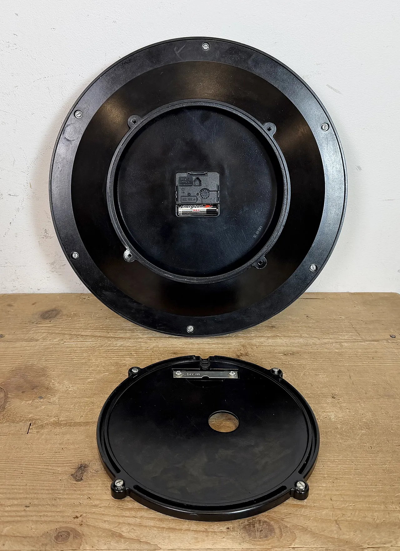 Industrial Bakelite Factory Wall Clock from Elektročas, 1990s 17