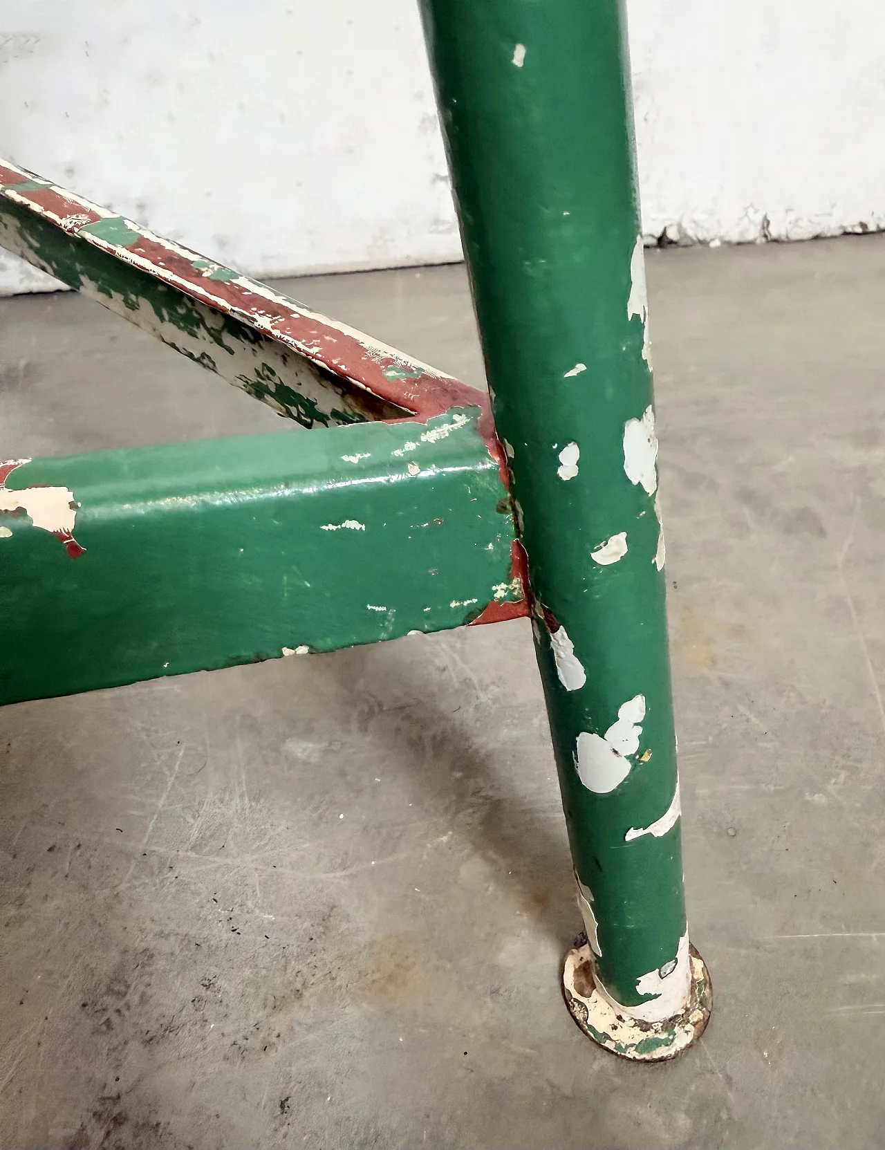 Green Industrial Workshop Stool, 1960s 15