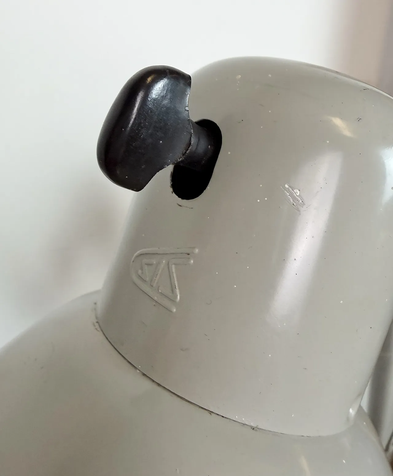 Grey German Industrial Scissor Wall Lamp from SIS, 1960s 7