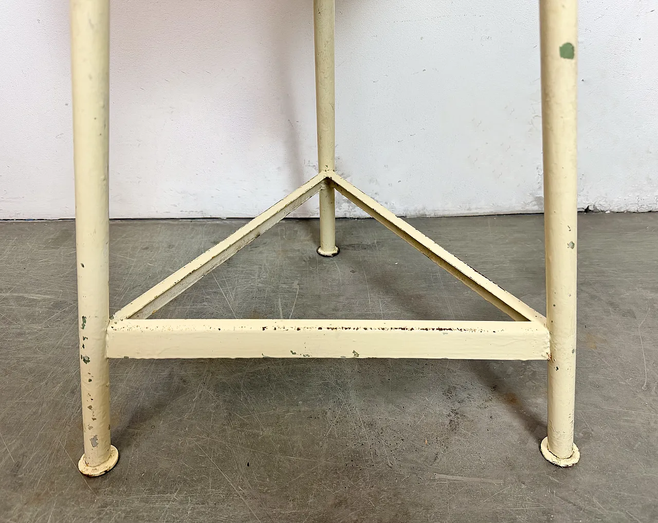Beige Industrial Workshop Stool, 1960s 12