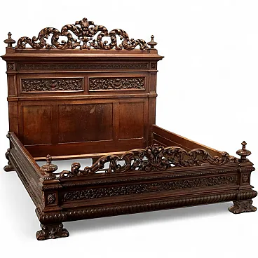 Neo-Renaissance bed, 20th century