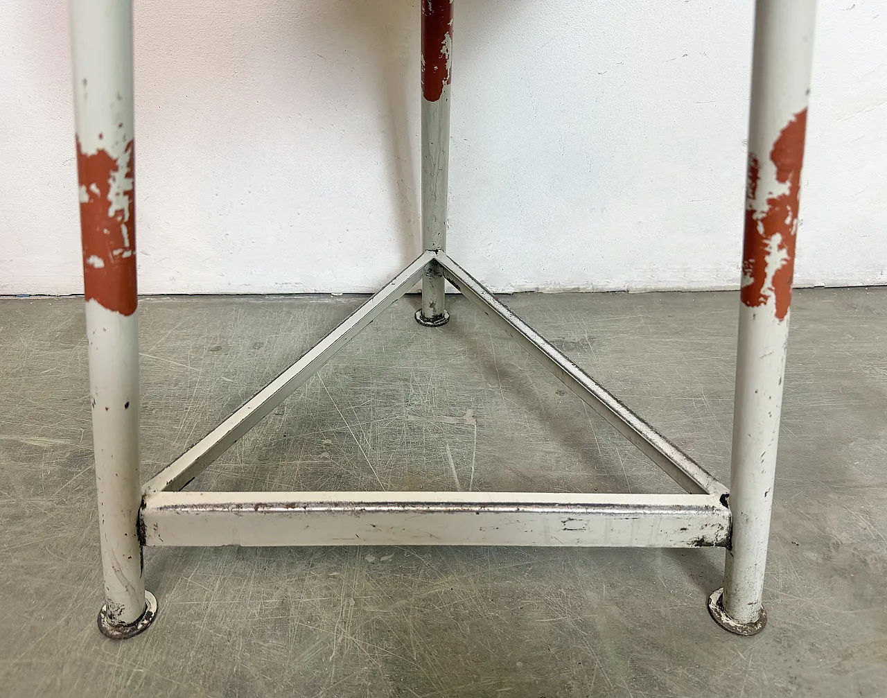 Grey Industrial Workshop Stool, 1960s 12