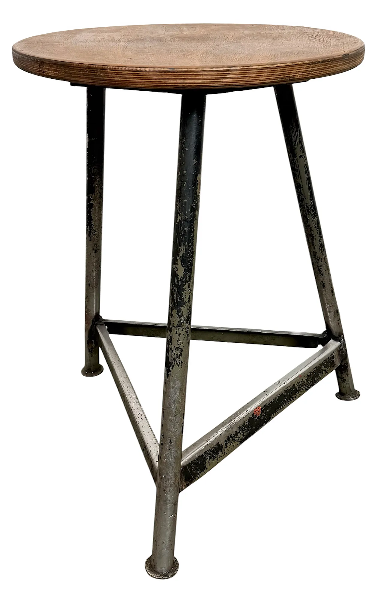 Black Industrial Workshop Stool, 1960s 1