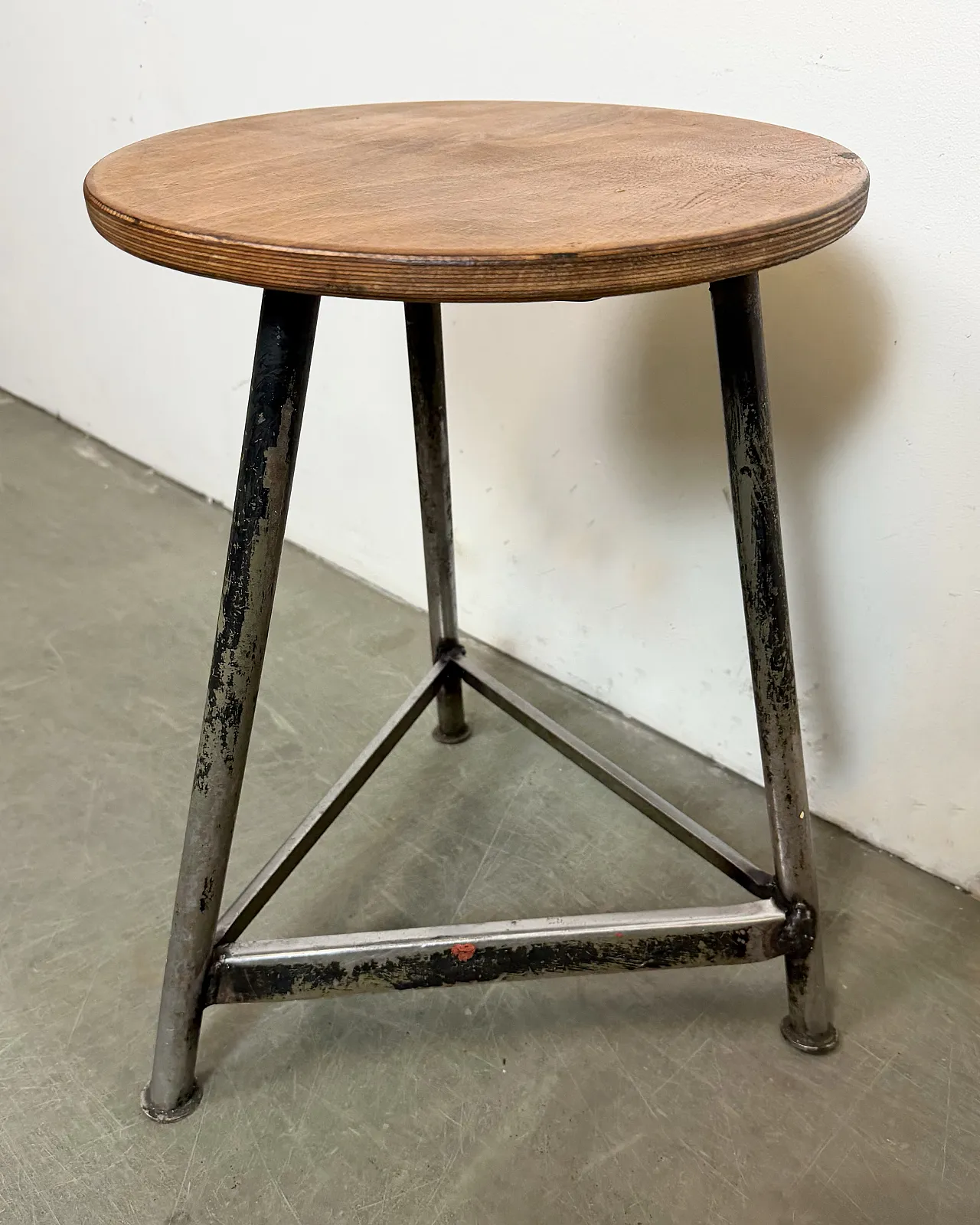 Black Industrial Workshop Stool, 1960s 7