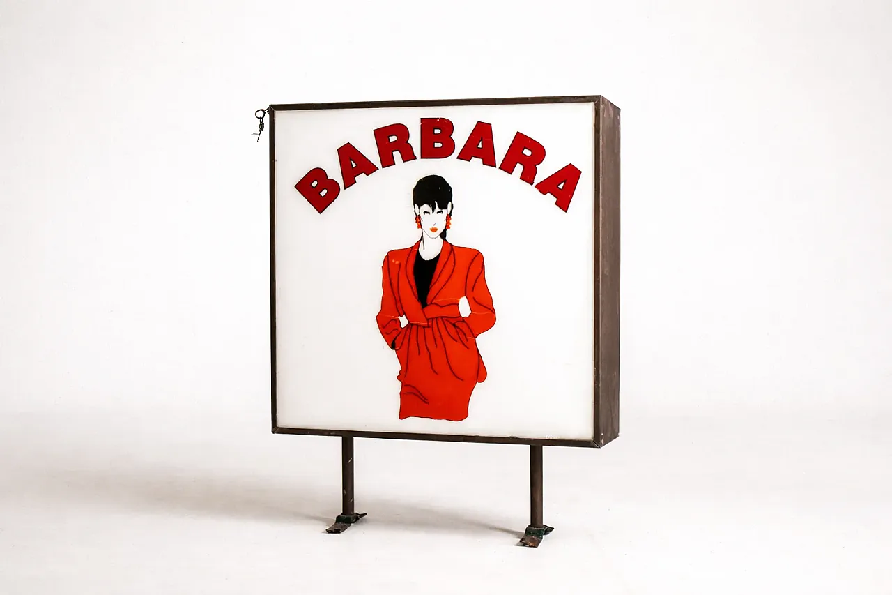 Advertising lightbox, 1970s 1