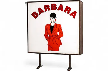 Lightbox pubblicitario, anni '70