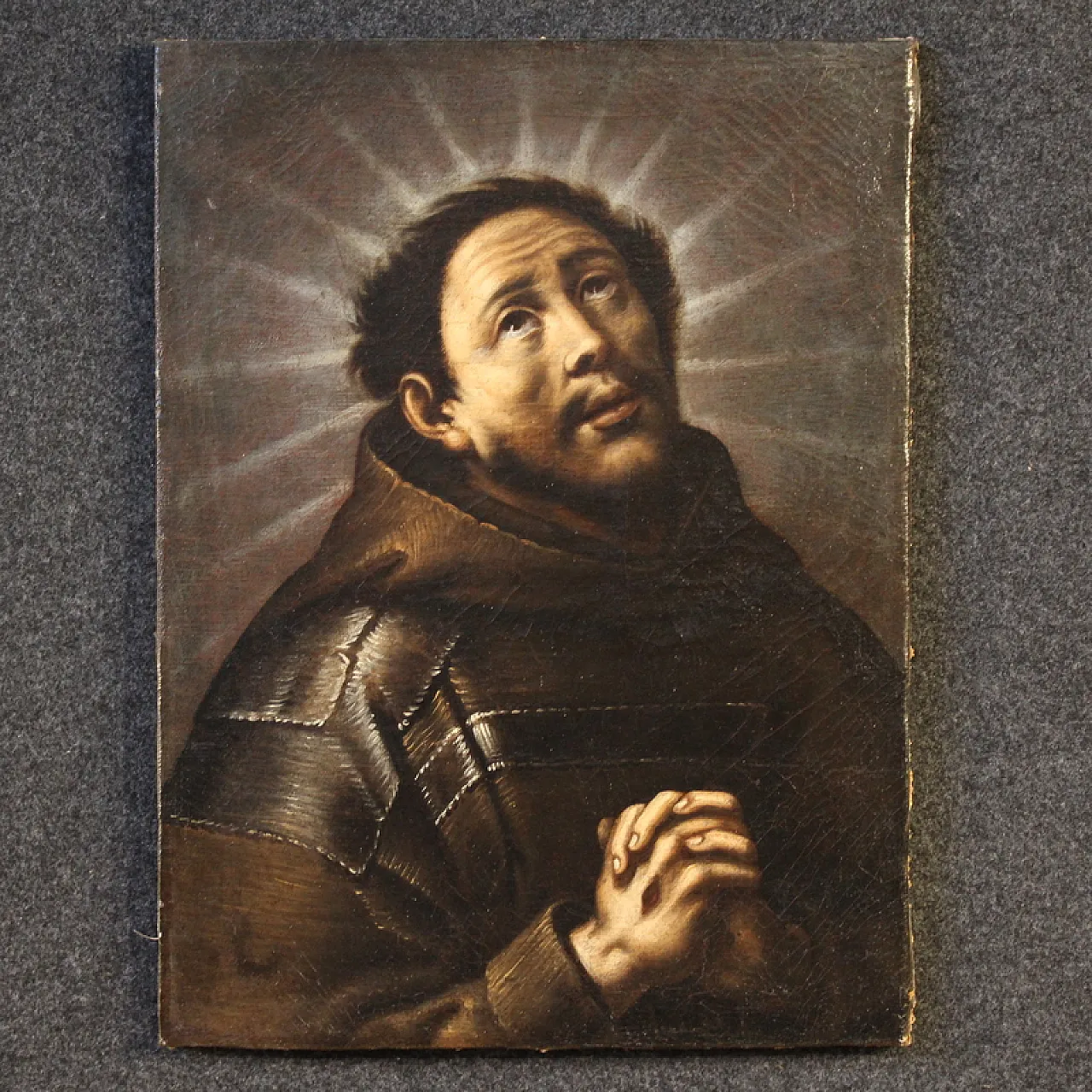 Italian painting Ecstasy of Saint Francis, 18th century 1