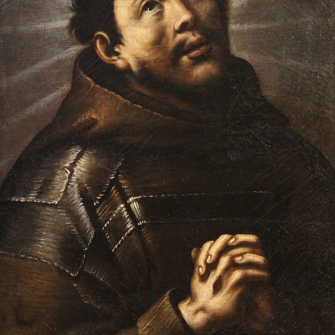 Italian painting Ecstasy of Saint Francis, 18th century 4