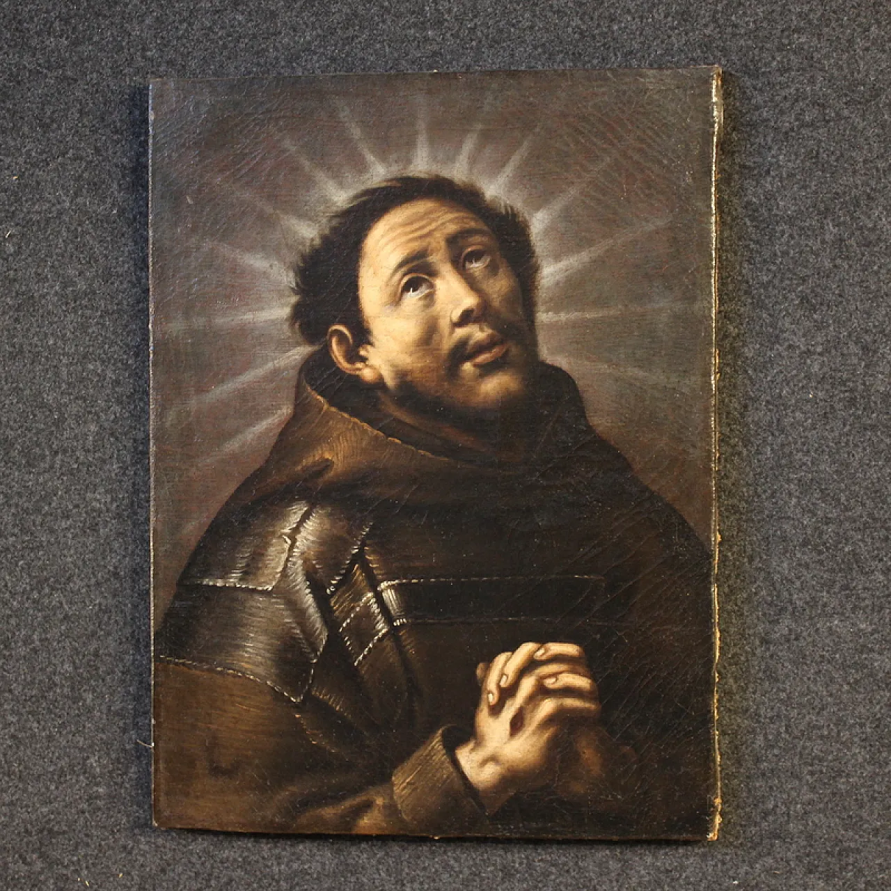 Italian painting Ecstasy of Saint Francis, 18th century 5