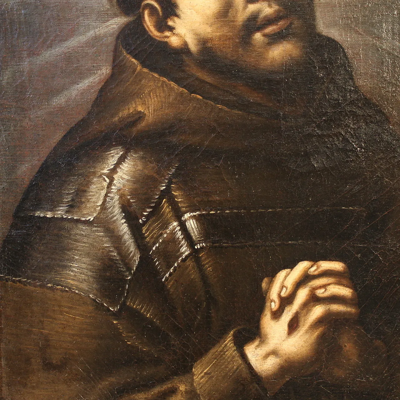 Italian painting Ecstasy of Saint Francis, 18th century 7