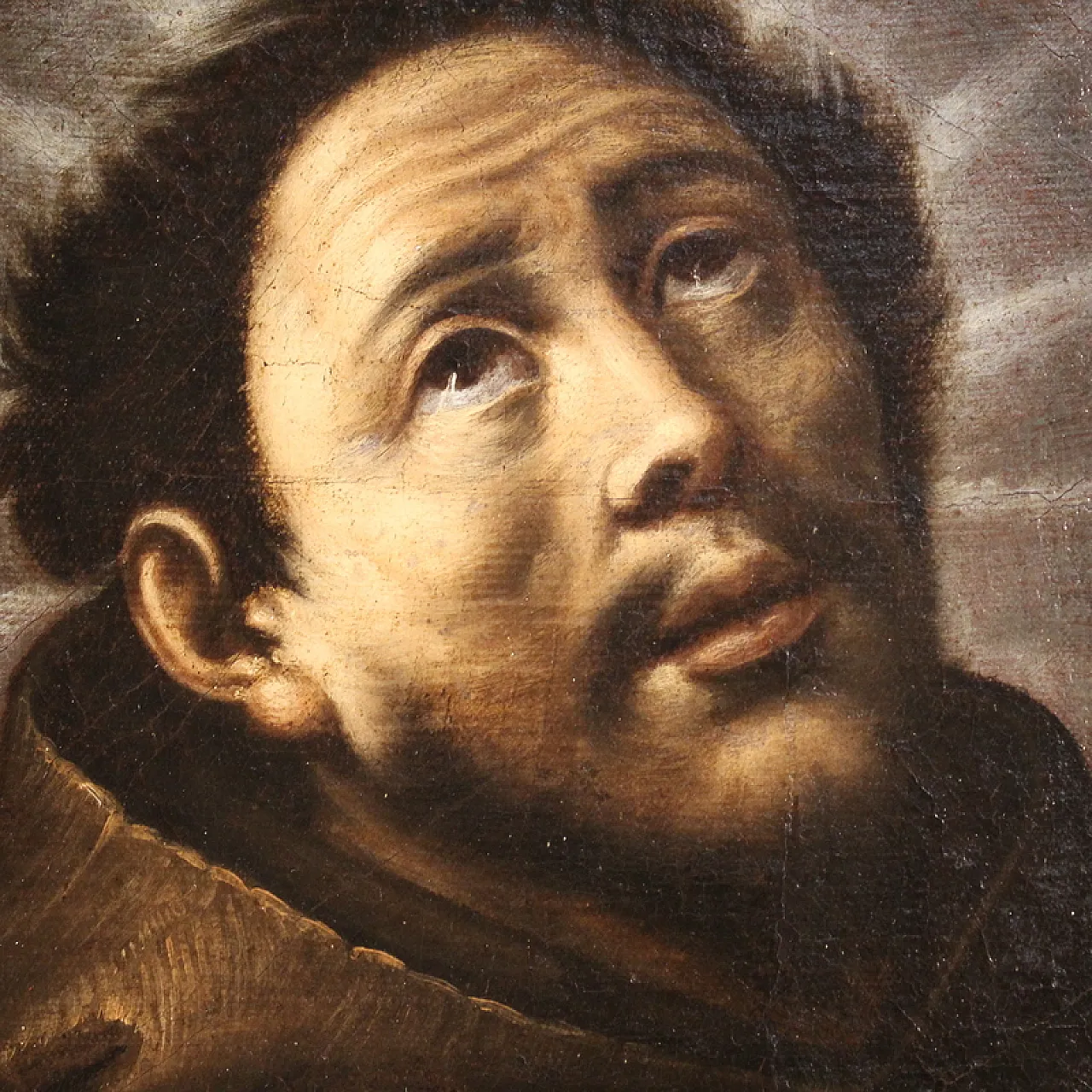 Italian painting Ecstasy of Saint Francis, 18th century 12