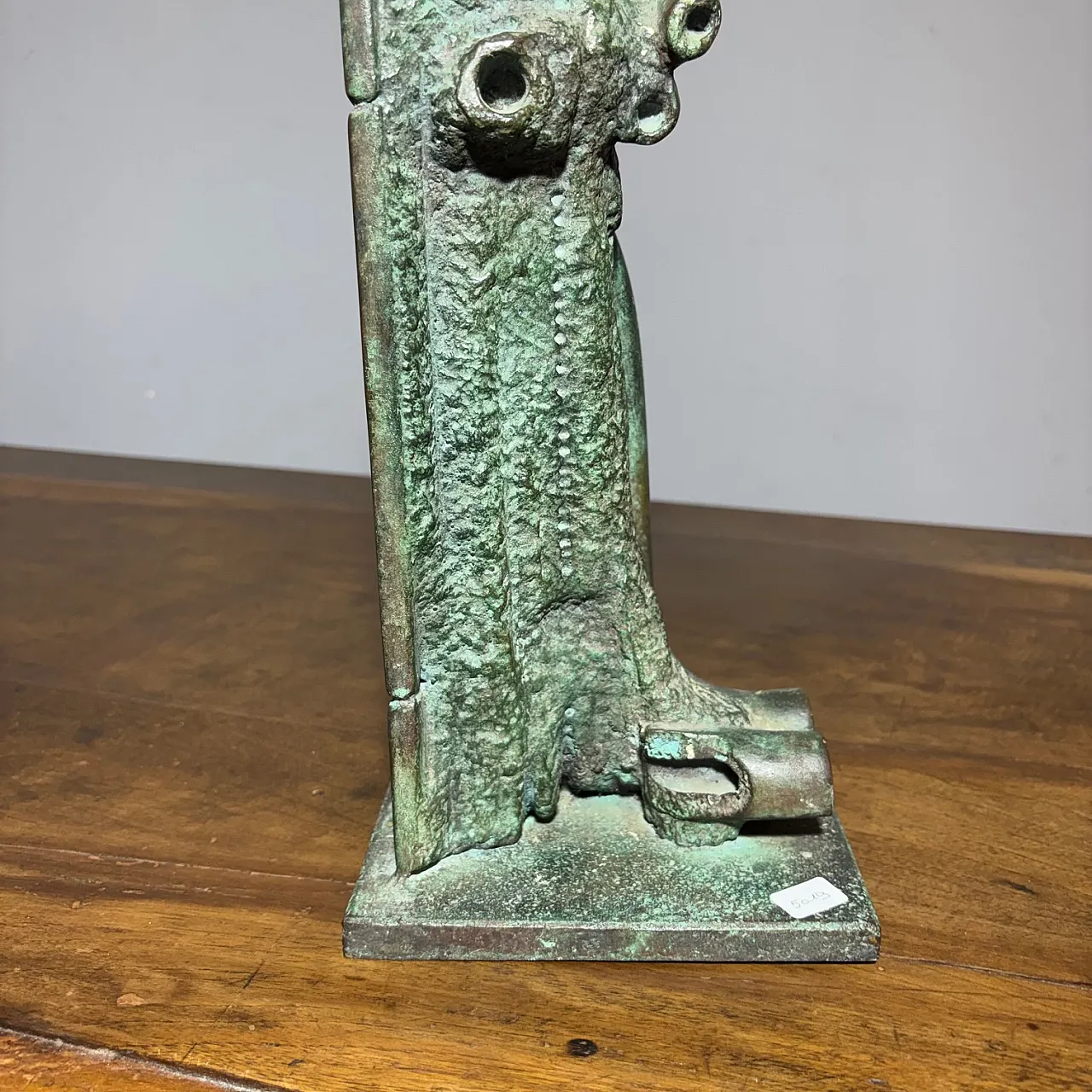 Bronze sculpture totem Horst BoHm Kronach. Germany, 70s 15