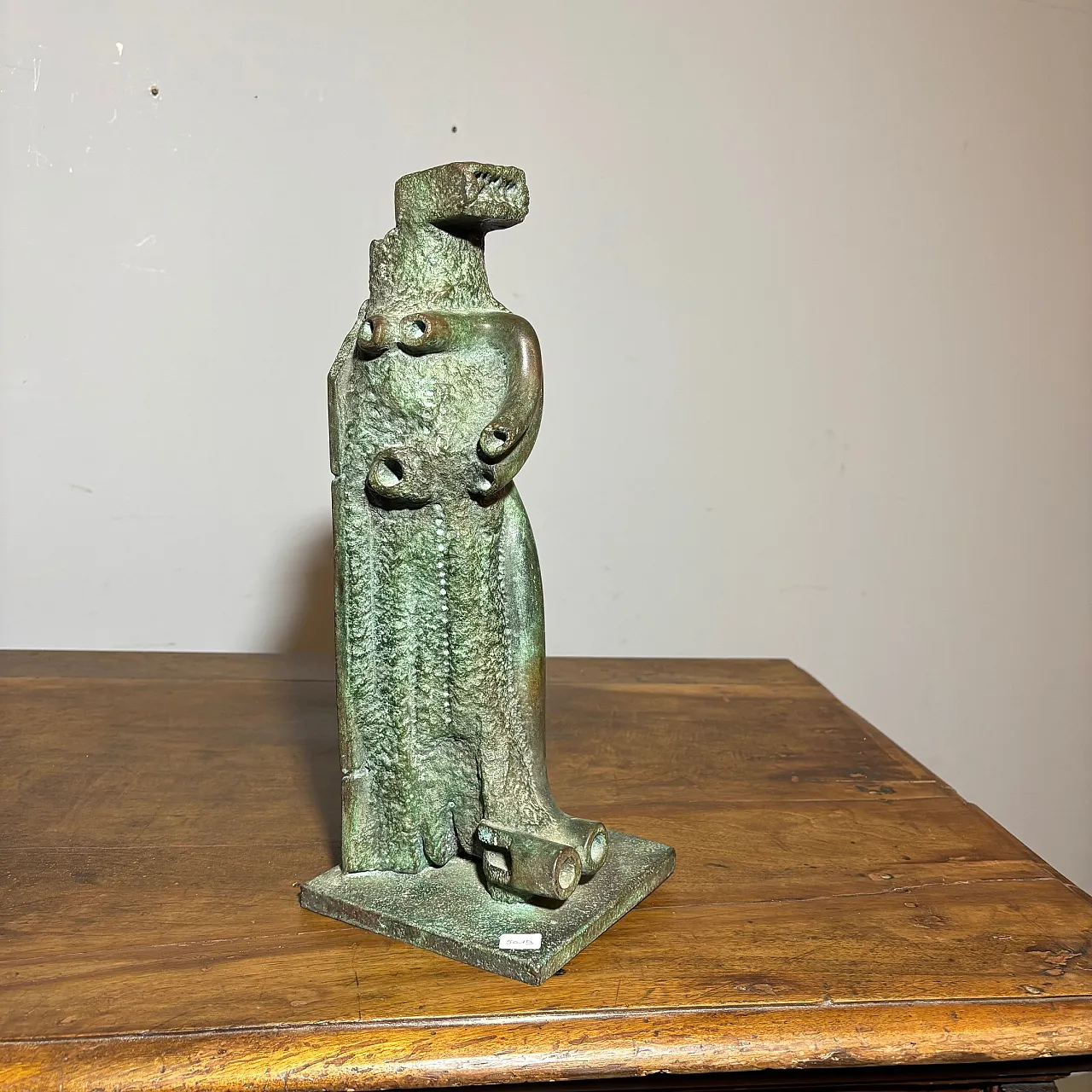 Bronze sculpture totem Horst BoHm Kronach. Germany, 70s 16