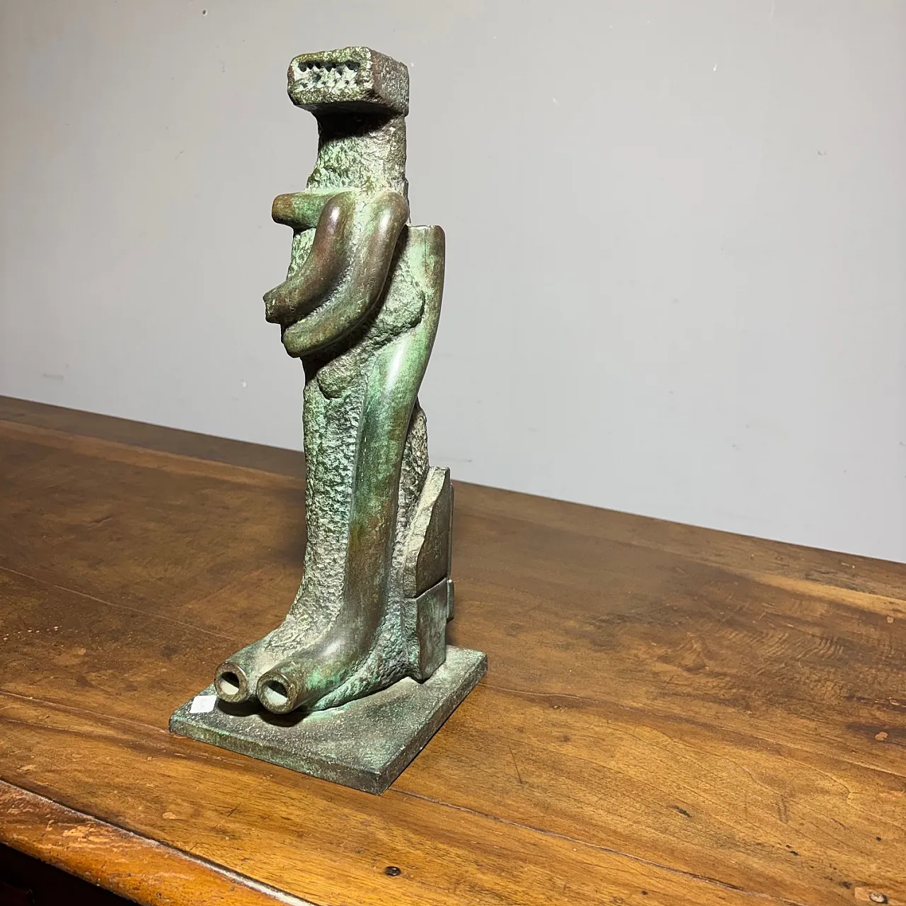 Bronze sculpture totem Horst BoHm Kronach. Germany, 70s 17