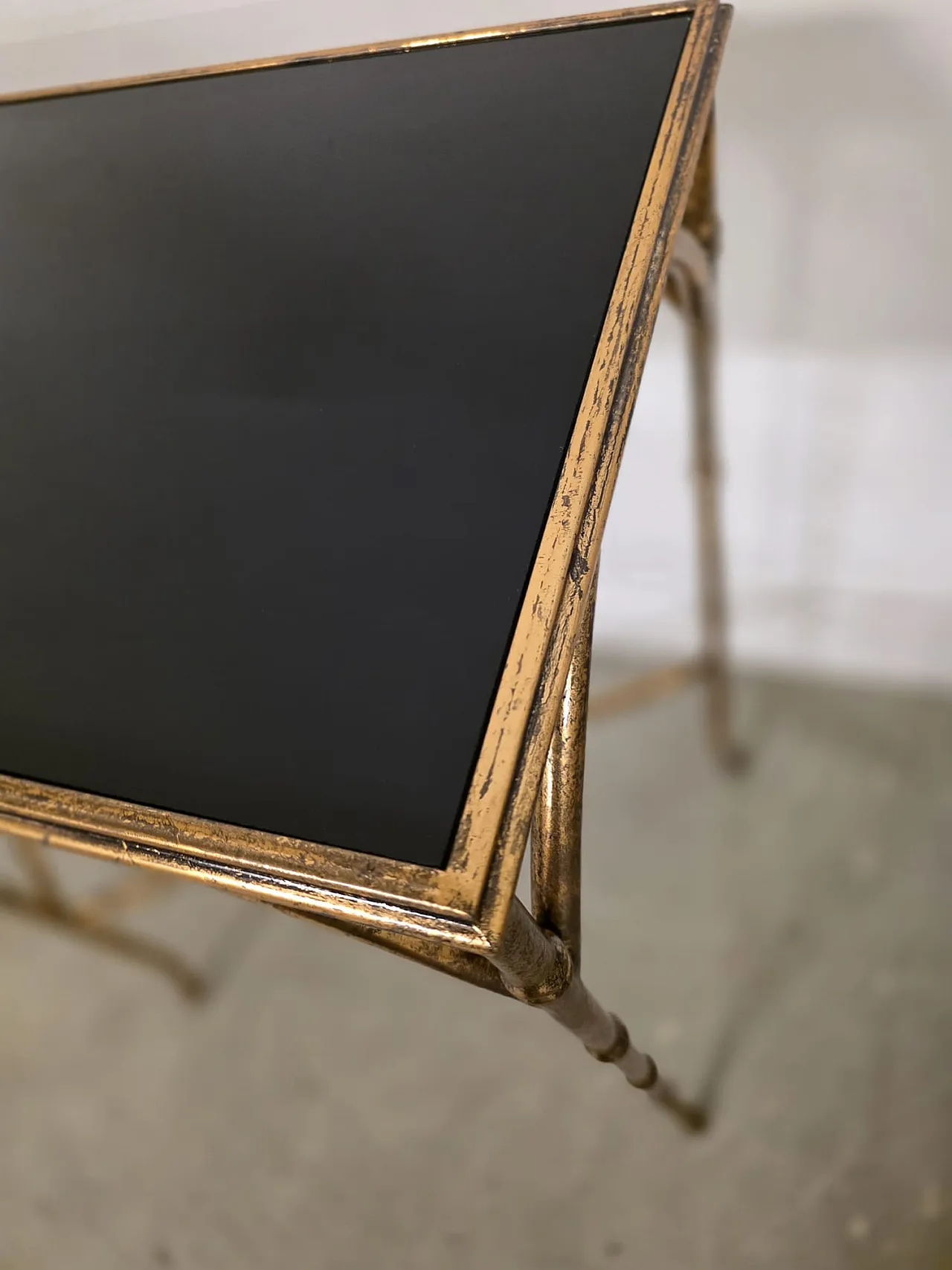 Hollywood Regency console designed by Maison Jansen, 80s 4