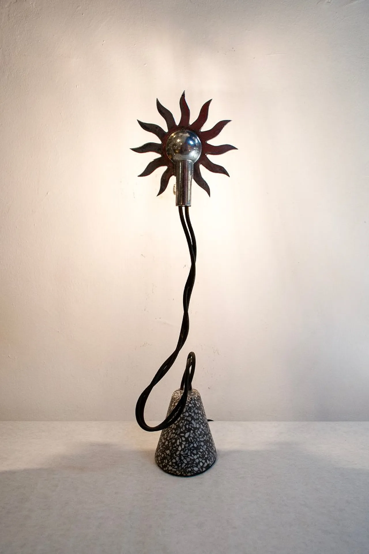 Sun table lamp by Genesi & Thiel, 1980s 2