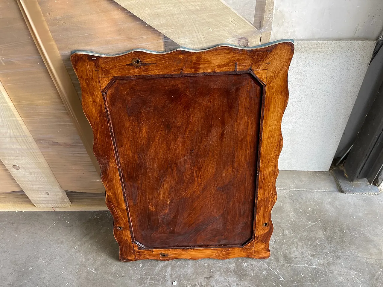 Engraved Venetian mirror, Italy, 1960s 11