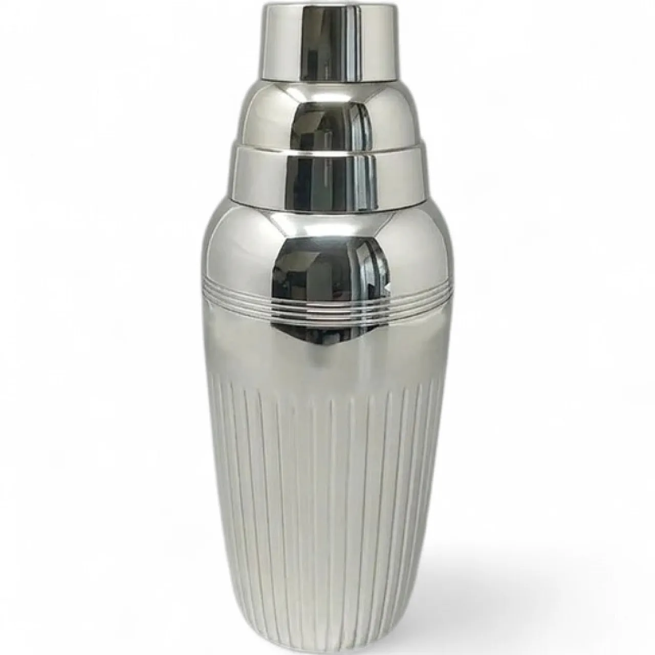 Shaker da cocktail placcato argento Jordan Sheffield, anni '30 7