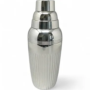 Shaker da cocktail placcato argento Jordan Sheffield, anni '30