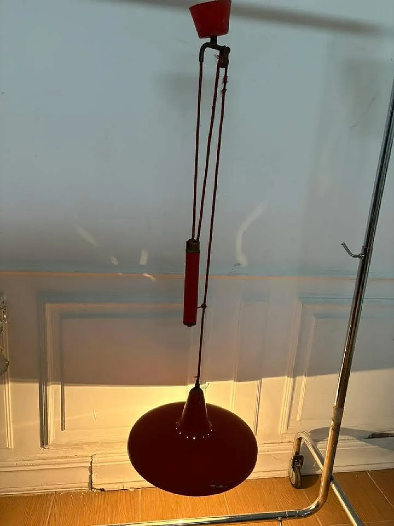 Metal chandelier, 1920s 1