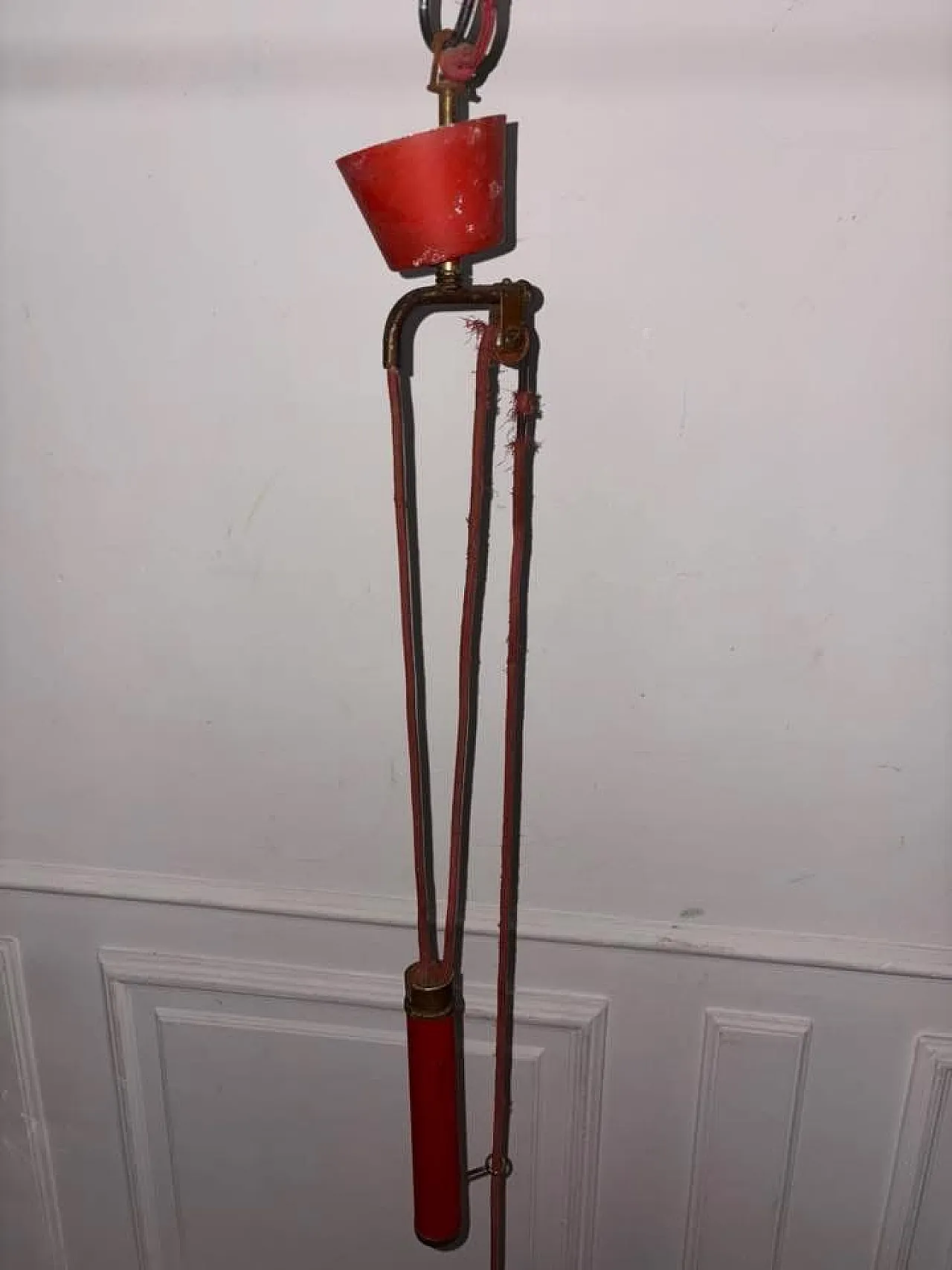 Metal chandelier, 1920s 8