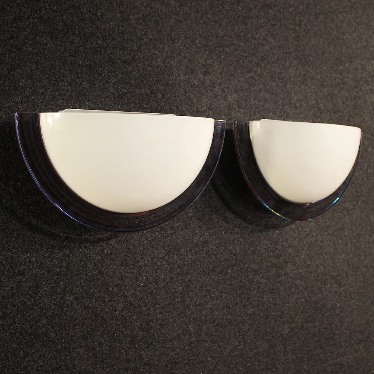 Pair of Italian sconces, 70s 1