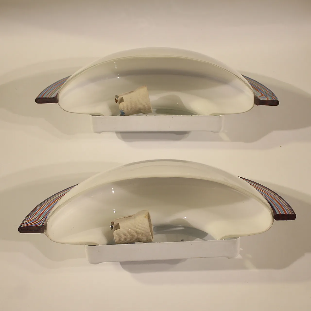 Pair of Italian sconces, 70s 9