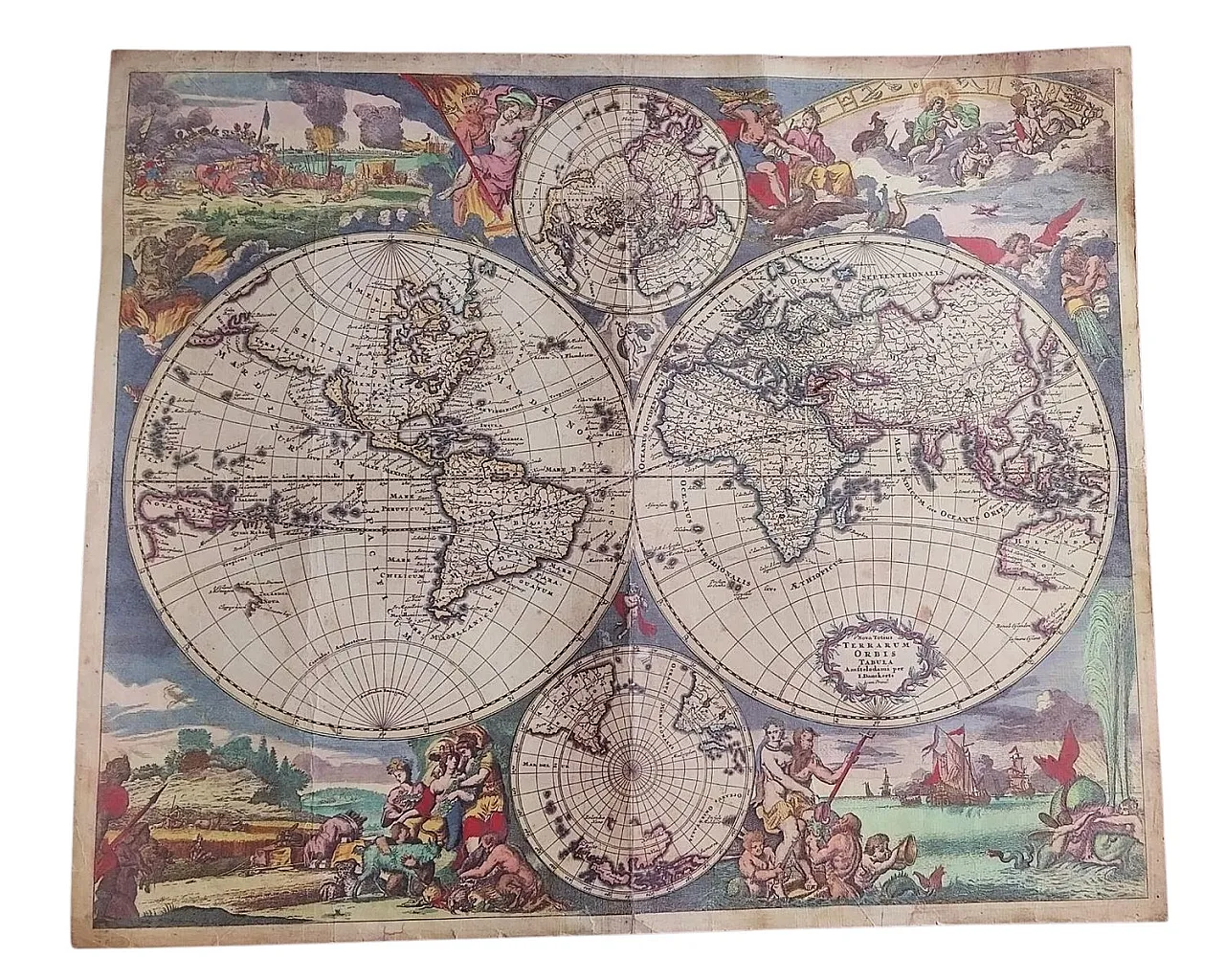 Carta Nova Totius Terrarum Orbis Tabula, Amsterdam, '600 1