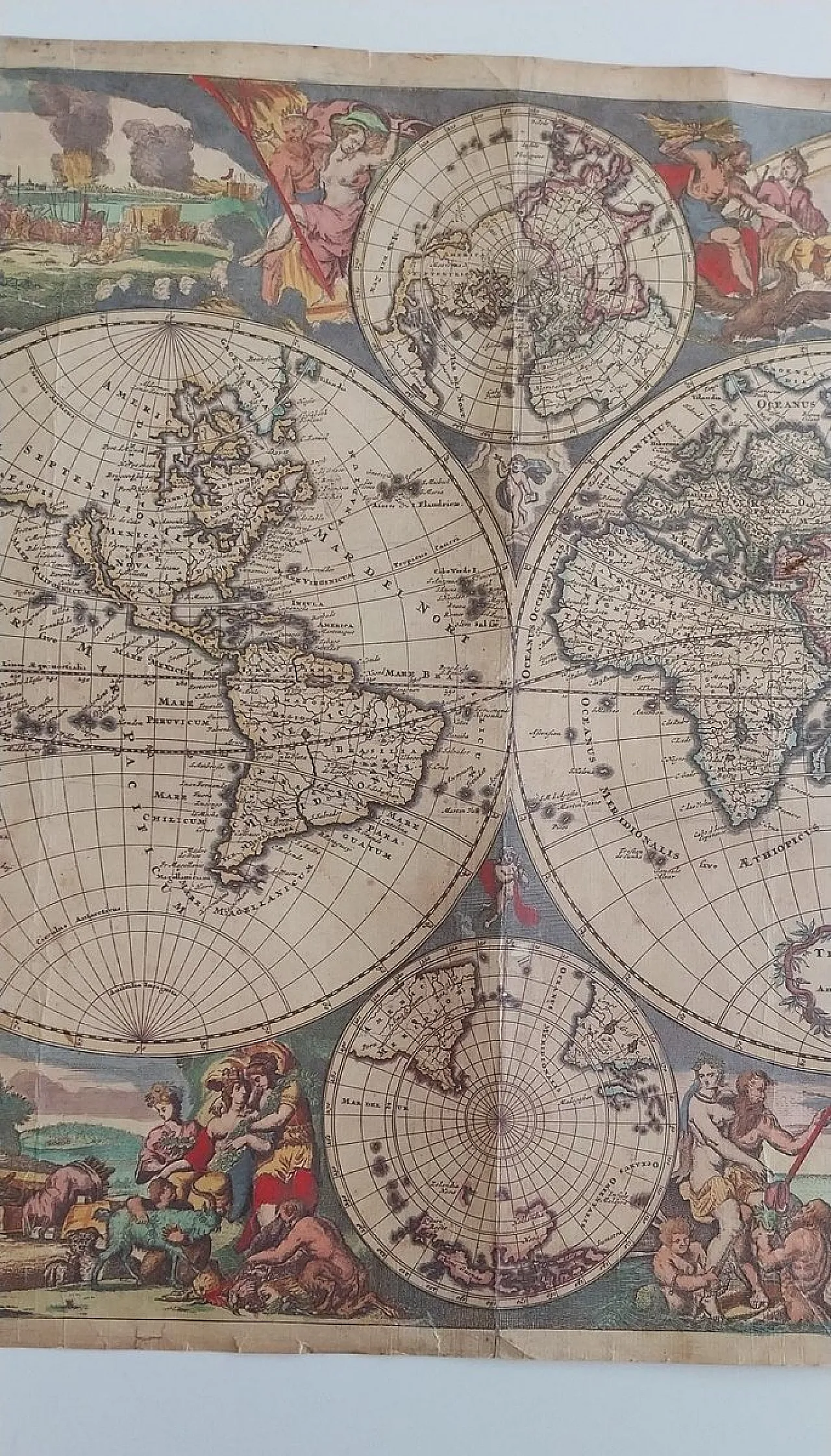 Carta Nova Totius Terrarum Orbis Tabula, Amsterdam, '600 5