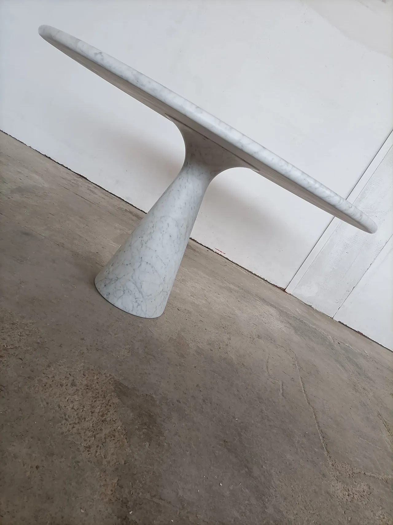 Tavolo  M1 Mangiarotti in marmo Carrara, anni '70 7