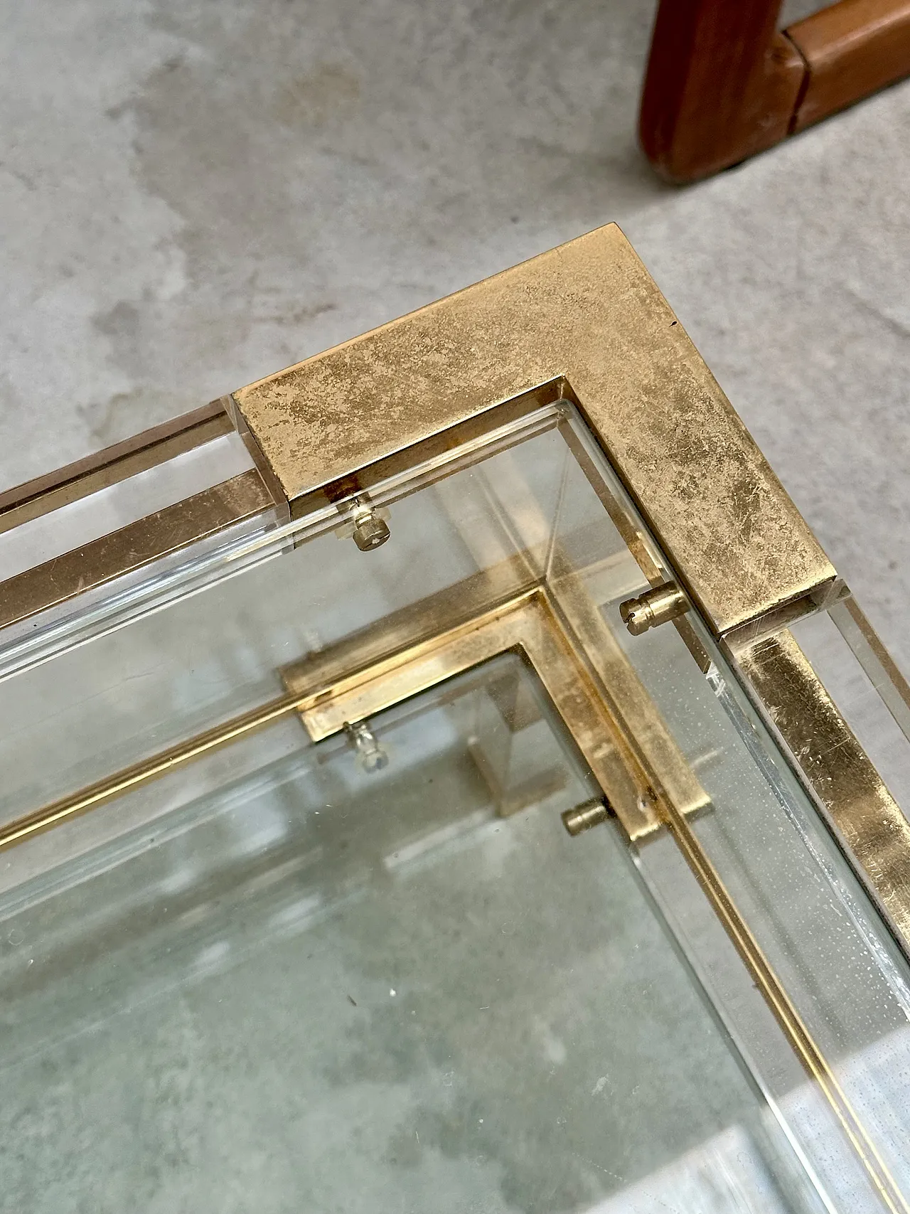 Coffee Table “Maison Jansen Paris” with sliding top, 1970s 10