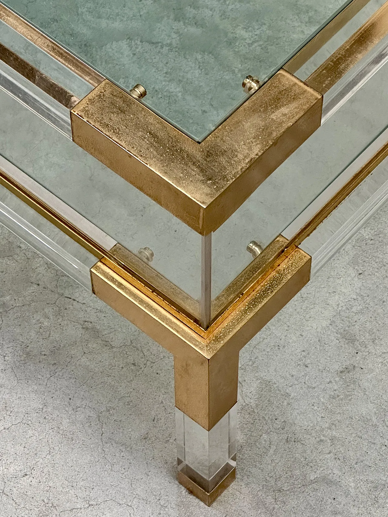 Coffee Table “Maison Jansen Paris” with sliding top, 1970s 11