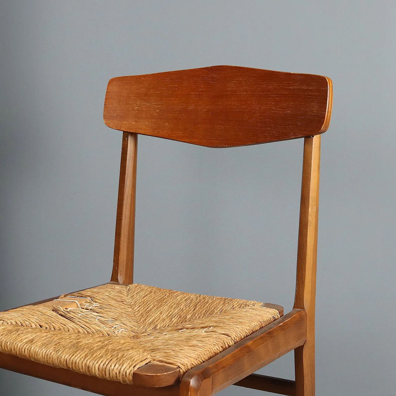 Pair of chairs in wood, 1950s 4
